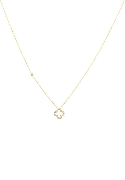 Open Clover Pendant Necklace – A Touch of Luck and Luxury