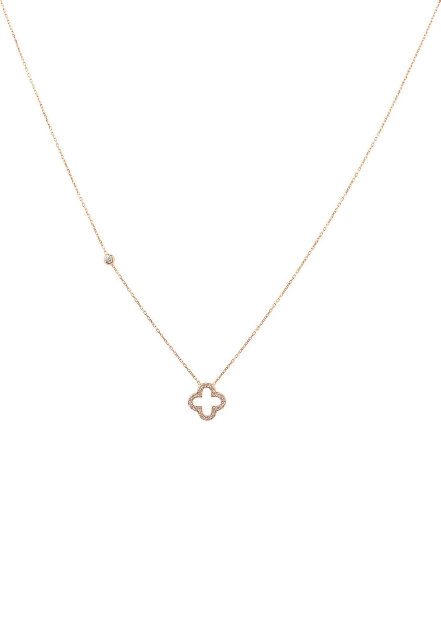Open Clover Pendant Necklace – A Touch of Luck and Luxury