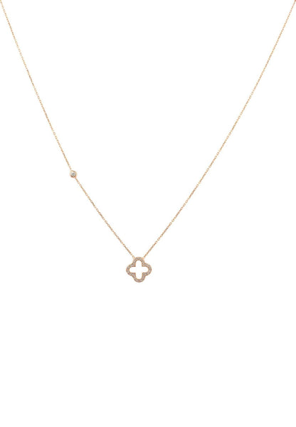 Open Clover Pendant Necklace – A Touch of Luck and Luxury