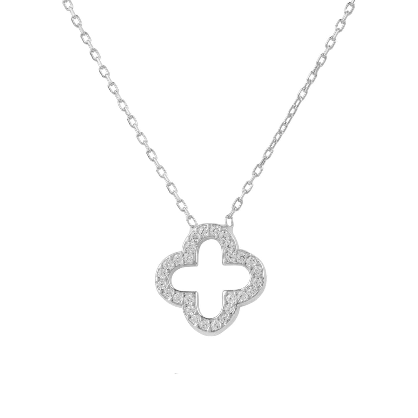 Open Clover Pendant Necklace – A Touch of Luck and Luxury