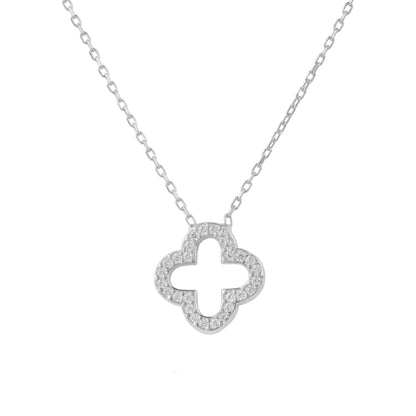 Open Clover Pendant Necklace – A Touch of Luck and Luxury