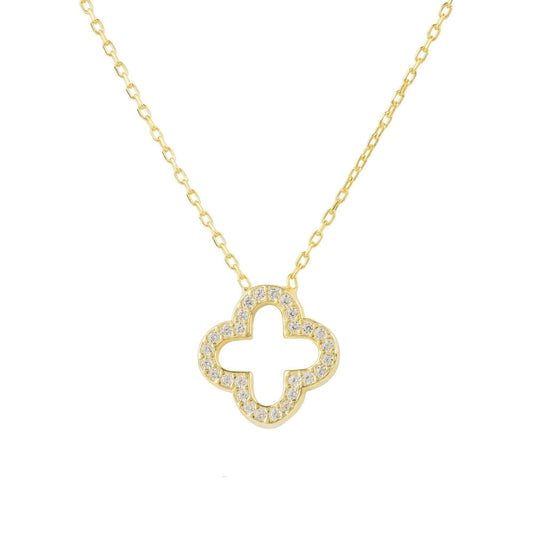 Open Clover Pendant Necklace – A Touch of Luck and Luxury