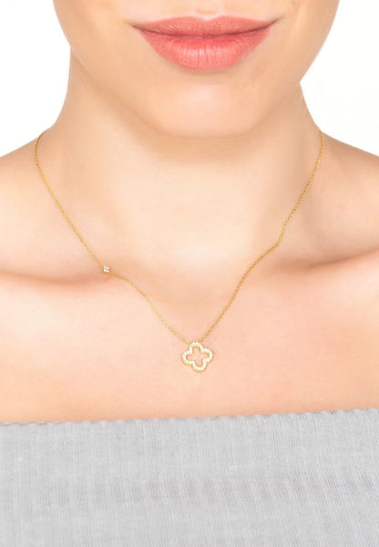 Open Clover Pendant Necklace – A Touch of Luck and Luxury