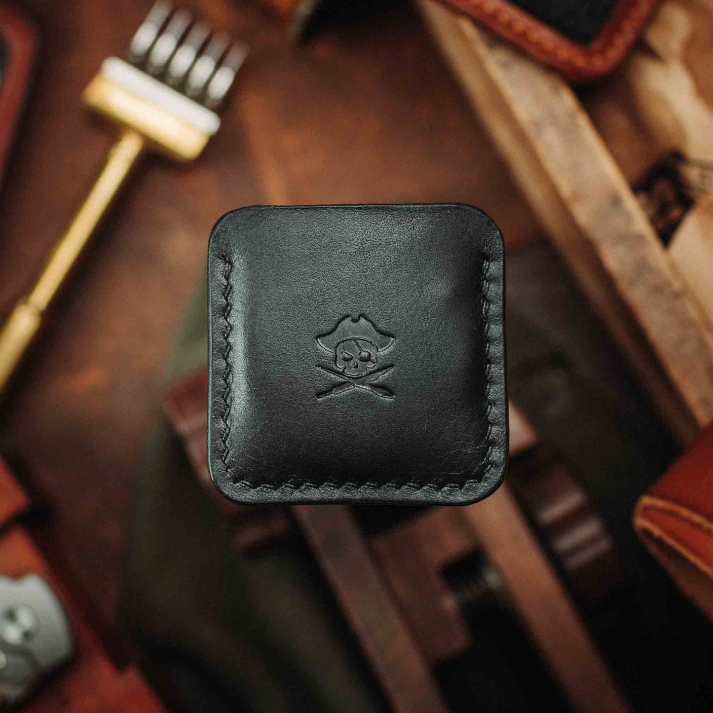 Challenge Coin Holder - Peso Pocket v3 | Leather Coin Case | Handcrafted Leather EDC