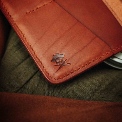 Passport Travel Wallet - Quartermaster v2 | Leather Velcro Organizer | Field Notes Holder | EDC Travel Organizer