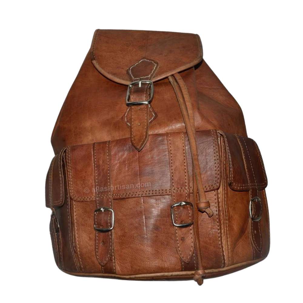 Outstanding Pure Leather Backpack – Timeless Craftsmanship with Everyday Function