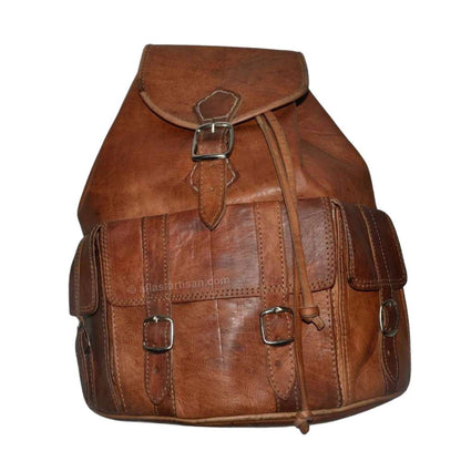 Outstanding Pure Leather Backpack – Timeless Craftsmanship with Everyday Function