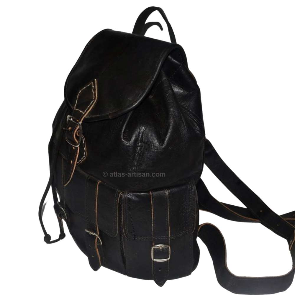 Outstanding Pure Leather Backpack – Timeless Craftsmanship with Everyday Function