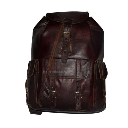 Outstanding Pure Leather Backpack – Timeless Craftsmanship with Everyday Function