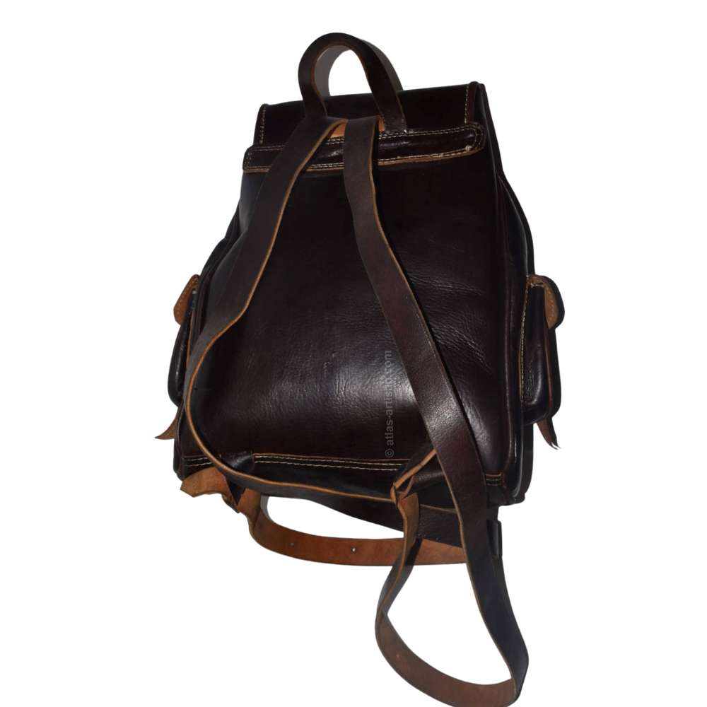 Outstanding Pure Leather Backpack – Timeless Craftsmanship with Everyday Function