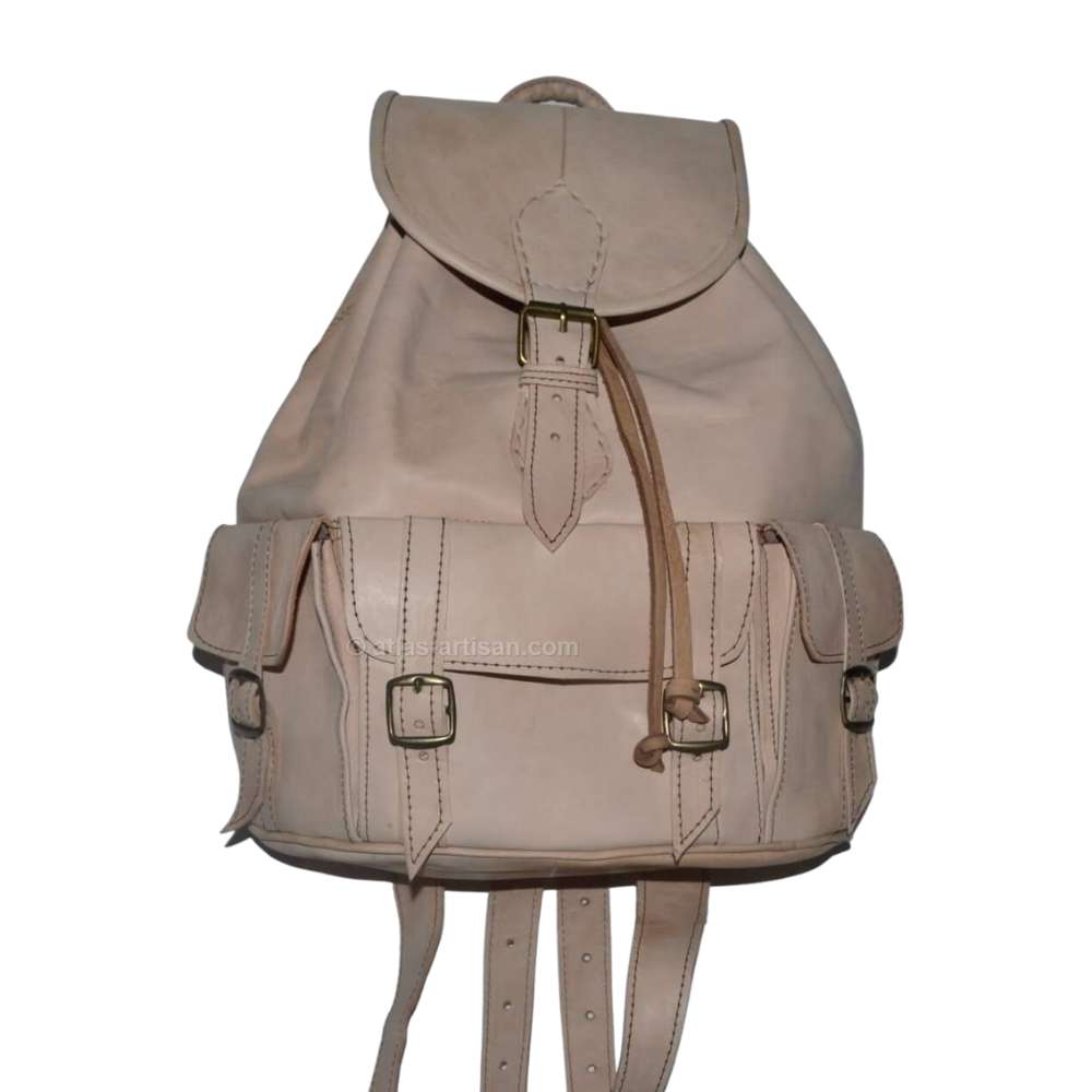 Outstanding Pure Leather Backpack – Timeless Craftsmanship with Everyday Function