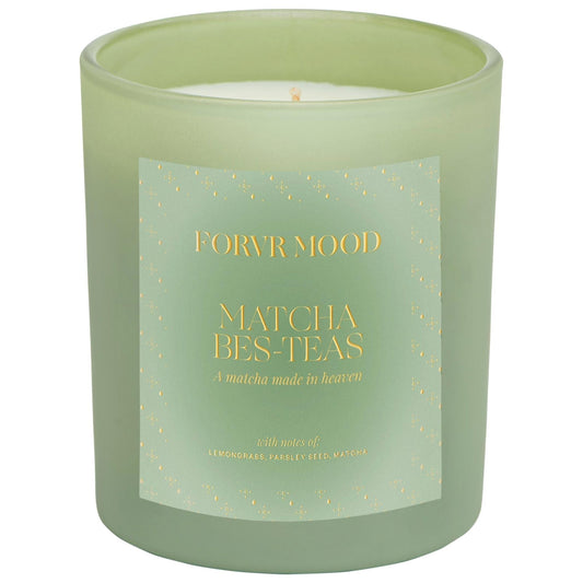 Matcha Bes-teas Candle - Long-Lasting Earthy & Woody Scented Candle for Relaxing Ambiance