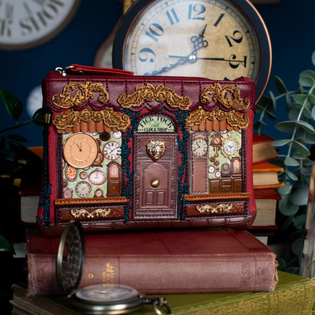 Vendula Tick Tock Zipper Coin Purse