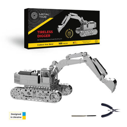 Tireless Digger Excavator: Excavator Model Kit – Build the Muscle Behind the Mission