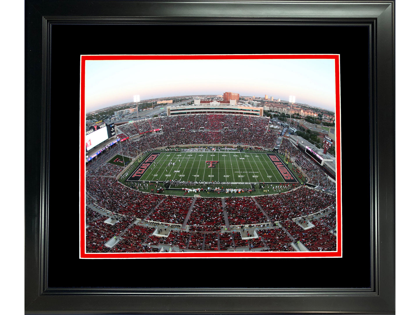 Framed Jones AT&T Stadium Texas Tech Red Raiders 11"x14" NCAA Football Photo Professionally Matted