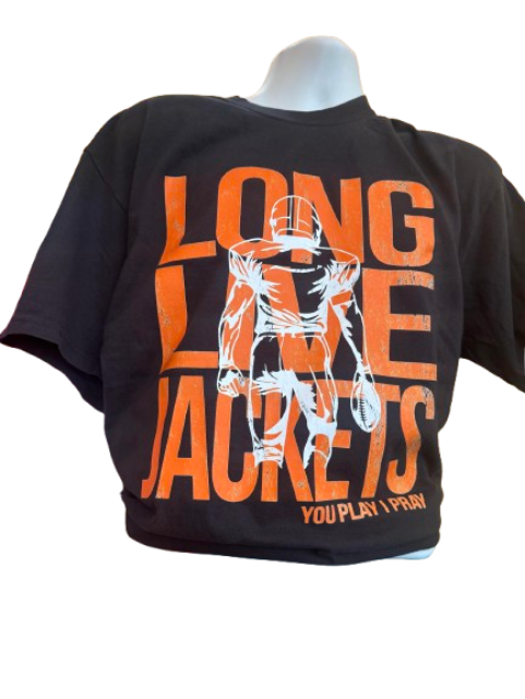 Long Live Jackets Graphic Tee – Black Game Day Shirt